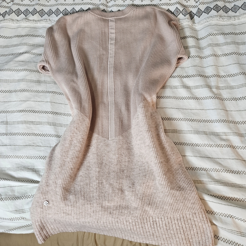 Lululemon Pink Sweater Dress
